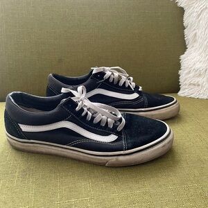 Vans Classic Navy and White Women's Sneakers